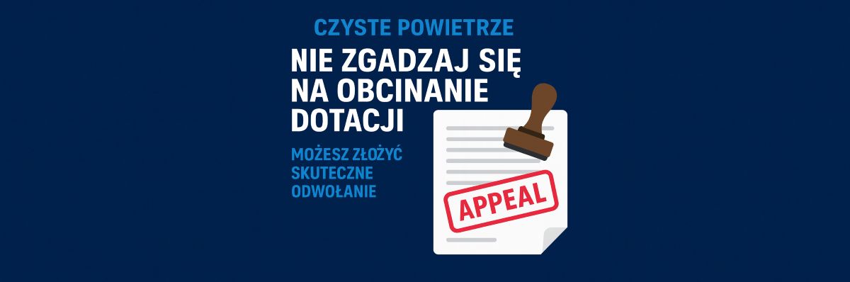 czyste powietrze odwołanie