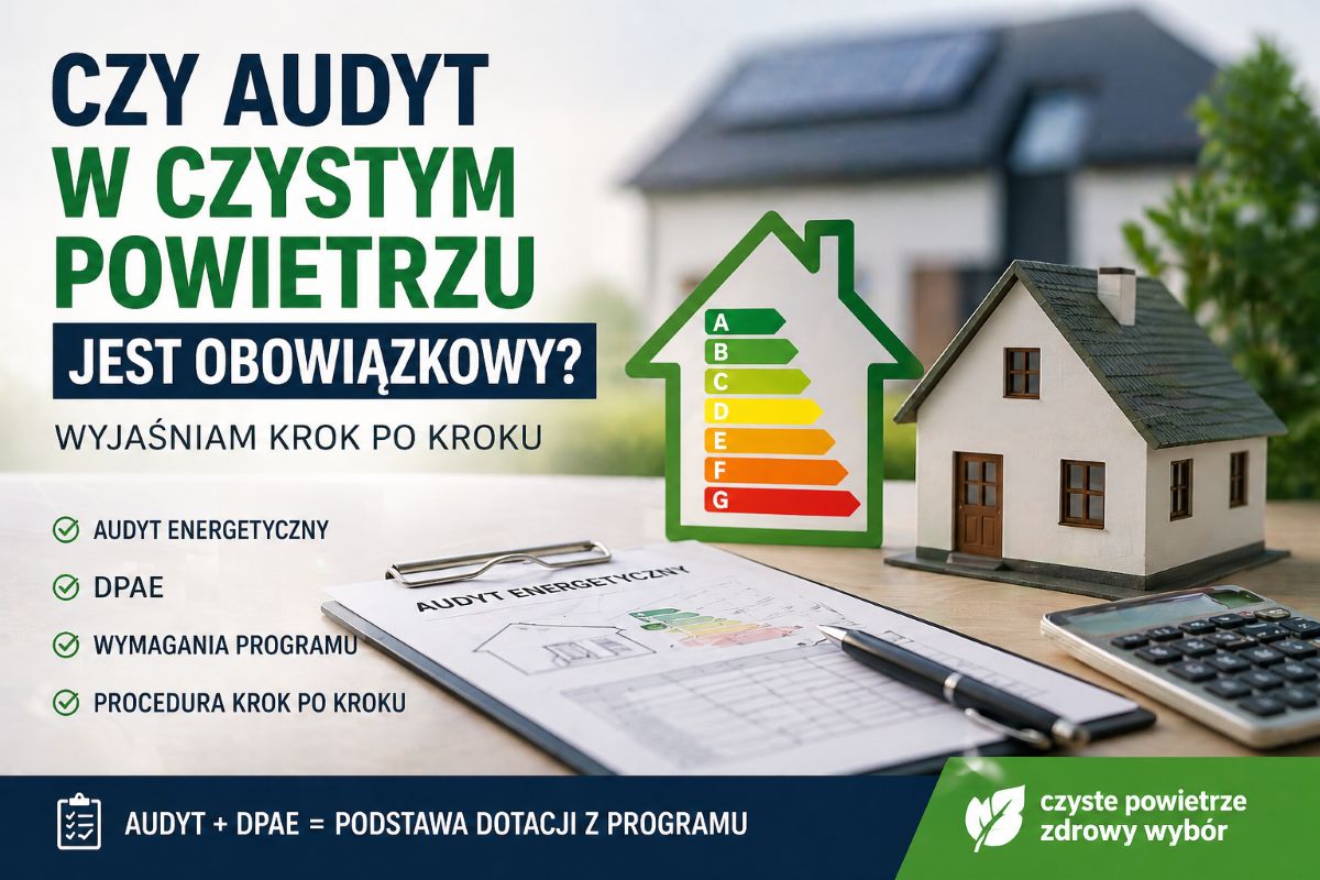 czy audyt w Czystym Powietrzu jest obowiązkowy